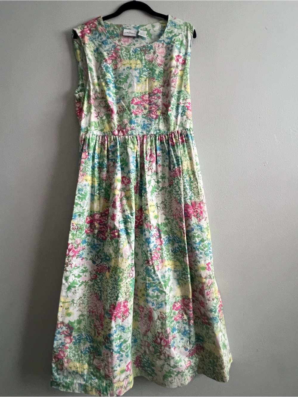 Vermont country store Floral Sleeveless Cotton  Dress size M
